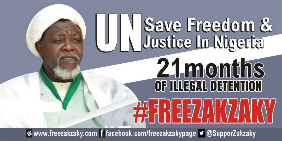 free zakzaky in Abuja 19 sept  